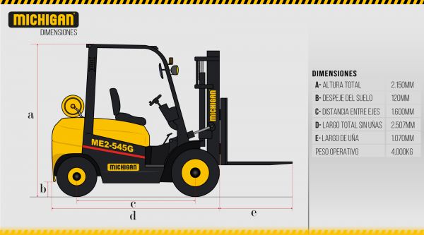 Autoelevadores GLP ME2 545G - 10582108N